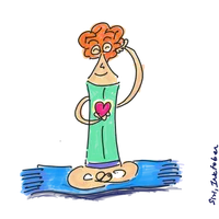 Transformation and healing illustration